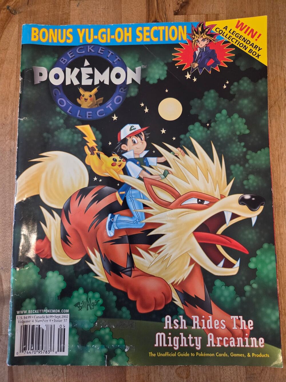 Beckett Pokémon Collector Magazine #37 Sept 2002 - WITH POSTER INTACT